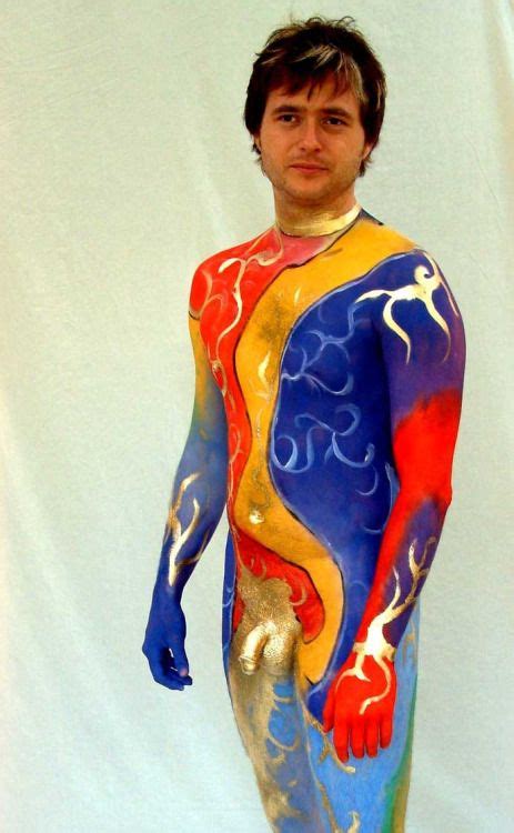 male body art painting|More.